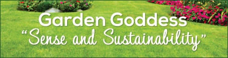 Garden Goddess Sense and Sustainability Banner
