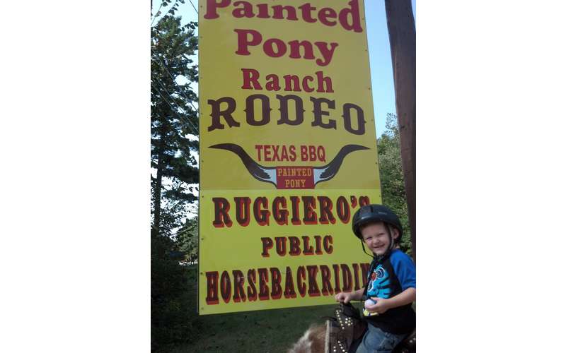 Ruggiero's Public Horseback Riding at the Painted Pony Ranch Minutes from Lake and
