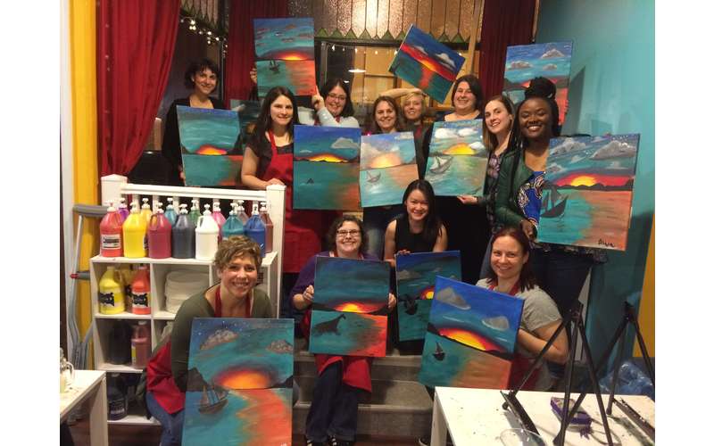 Canvas, Corks & Forks in Schenectady, NY