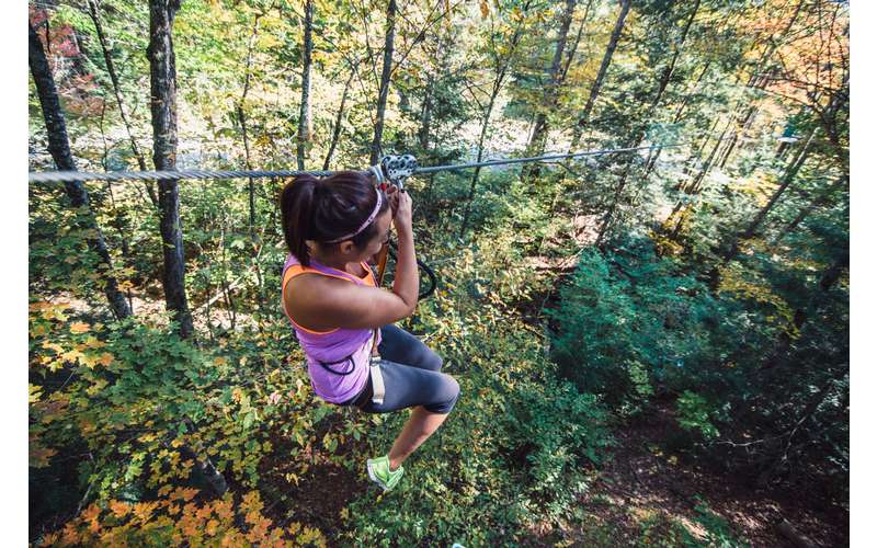 Adirondack Extreme Adventure Course in Bolton Landing NY: Tree Top
