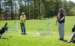 Golfing is a great experience with friends.