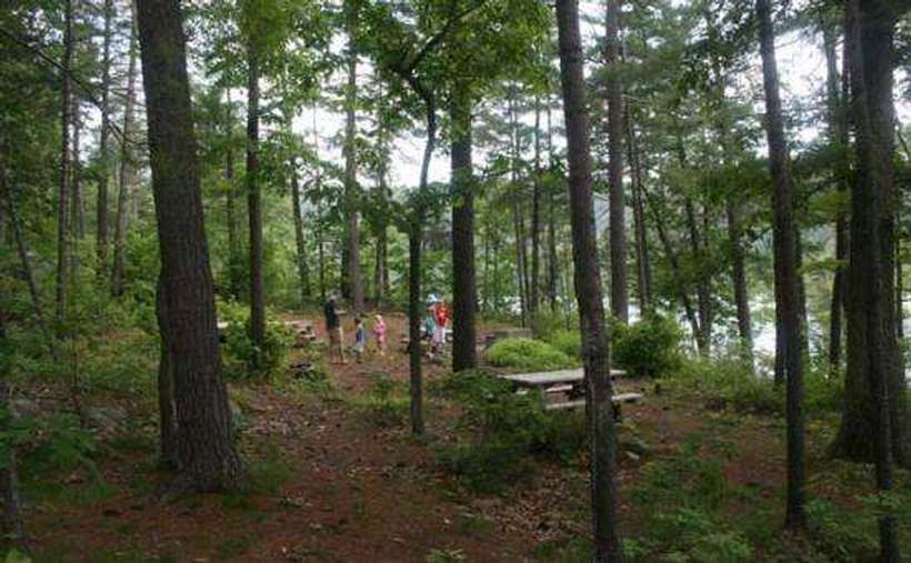 Big Burnt Island Camping On Lake NY