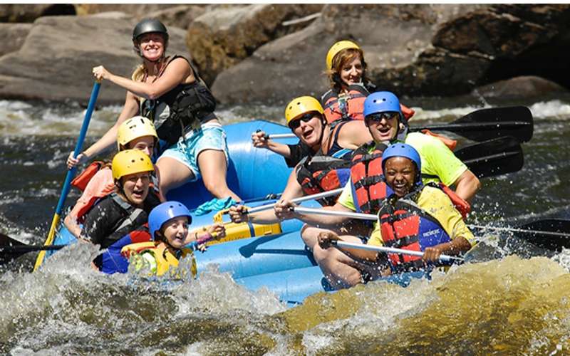 Whitewater Rafting in the Adirondack Mountains near Lake New York with Wild Waters Oudoor