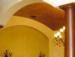 Amber Metallic Ceiling & Venetian Plaster Walls