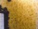 Metallic Plaster Walls with Metallic Gold Stencil