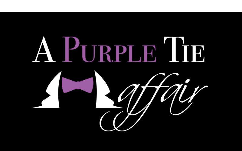 a purple tie affair logo