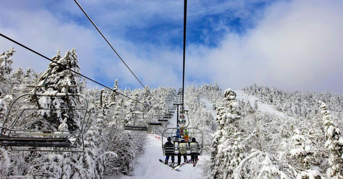 ski lift at Gore