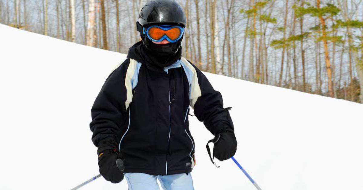 skier on mountain