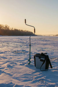 Basics for Ice Fishing Gear  Saranac Lake, Adirondacks, New York