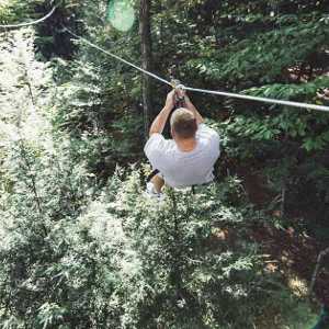 man ziplines