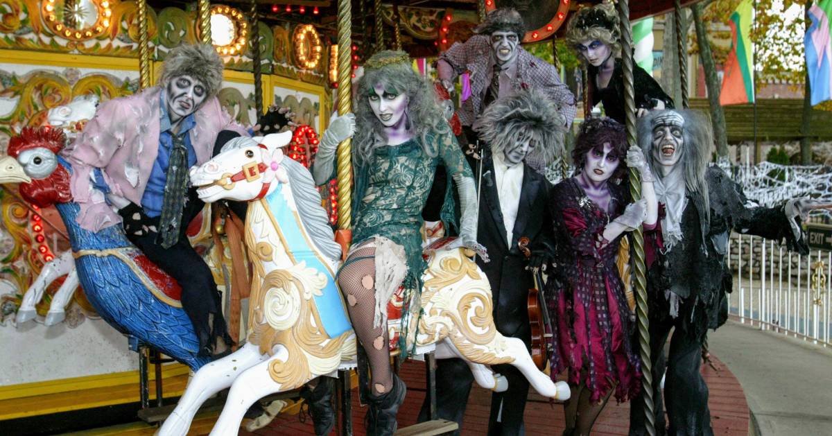 zombies on a carousel