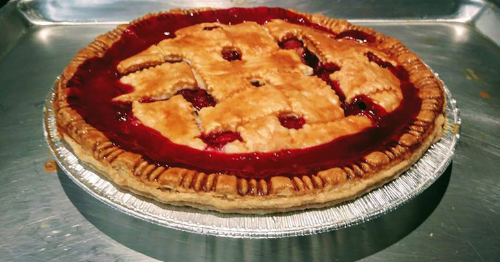 a fruit pie