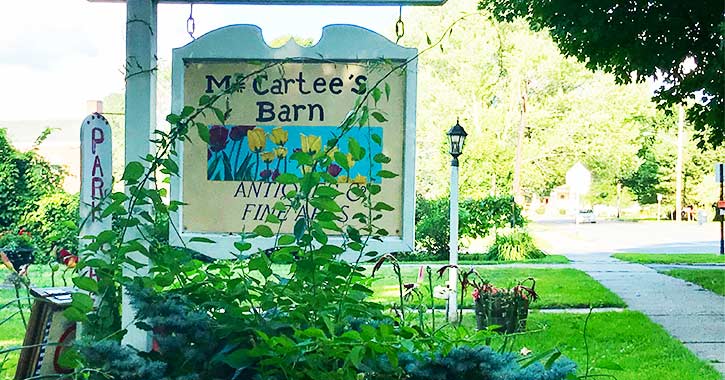 mccartee's barn sign