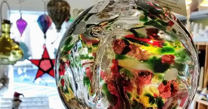 stained glass ball