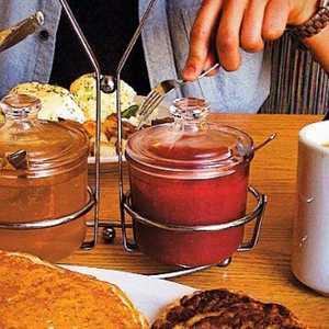 breakfast on a table
