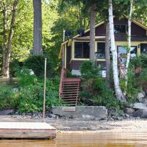 cottage in the adirondacks by lake