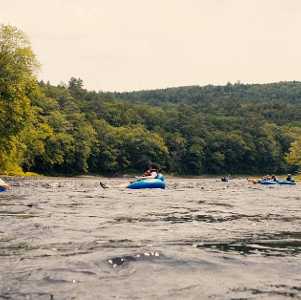 people river tubing