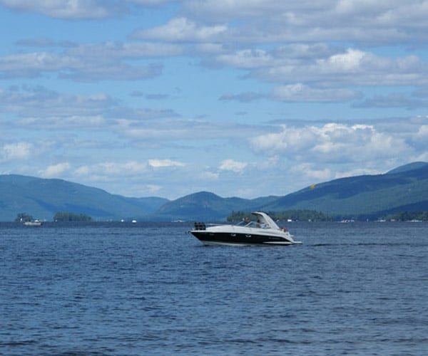 boat on lake george