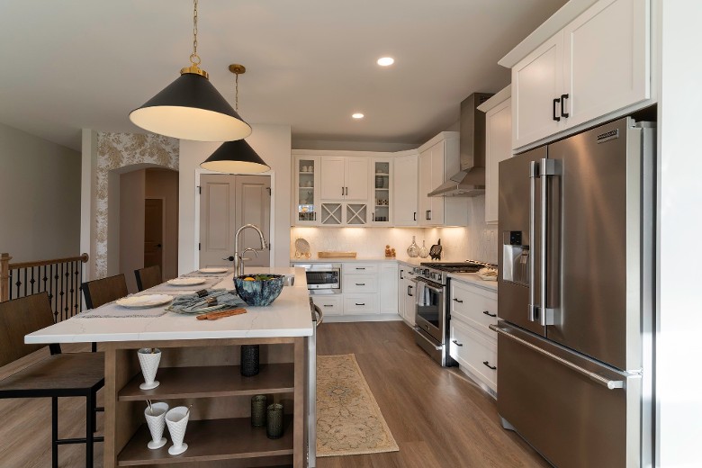 modern kitchen space