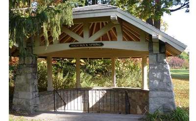 pavilion protecting high rock spring