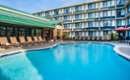 Enjoy a dip in our outdoor heated pool, open seasonally