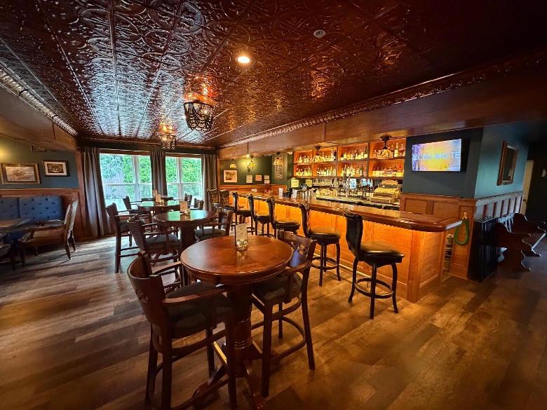 cocktail lounge seating and tables
