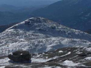 snow-covered mountain summit