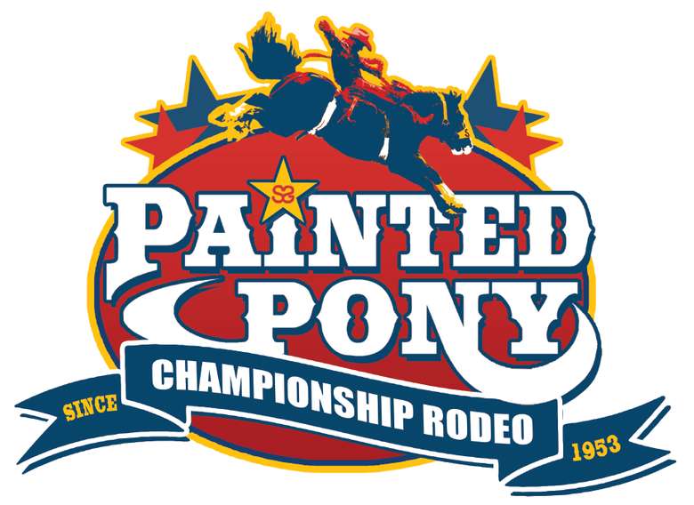the painted pony rodeo logo