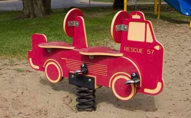 Firetruck ride on sand