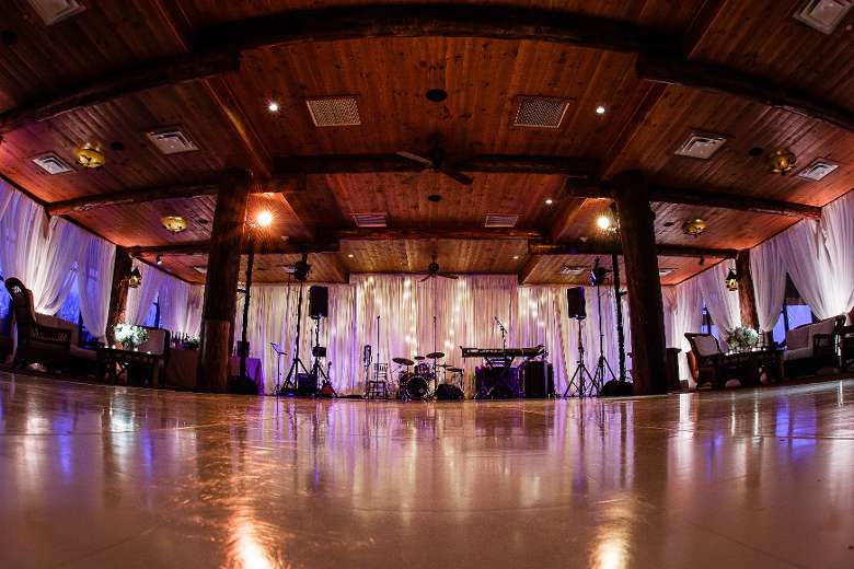ballroom dance floor at a wedding reception venue