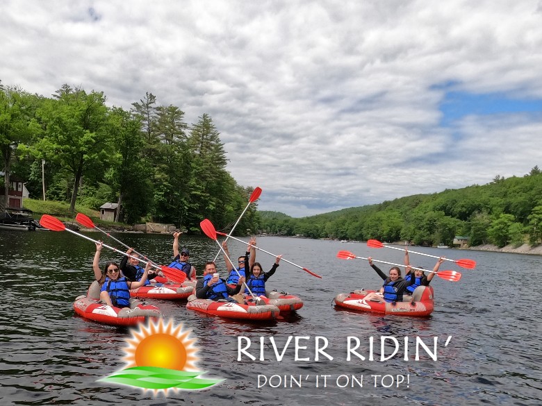 Lazy River Rafting is a family favorite for a relaxing day!