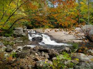 waterfall in fall