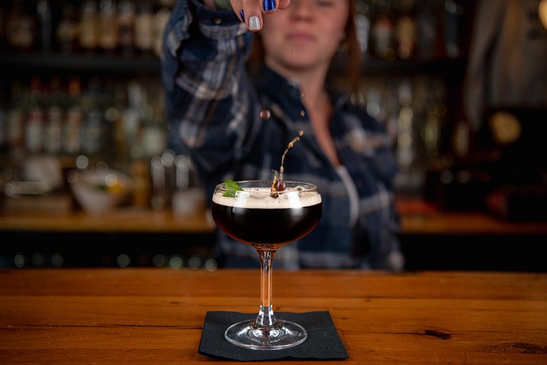 cocktail on a bar