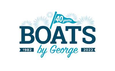 Boats By George 40th Anniversary Logo