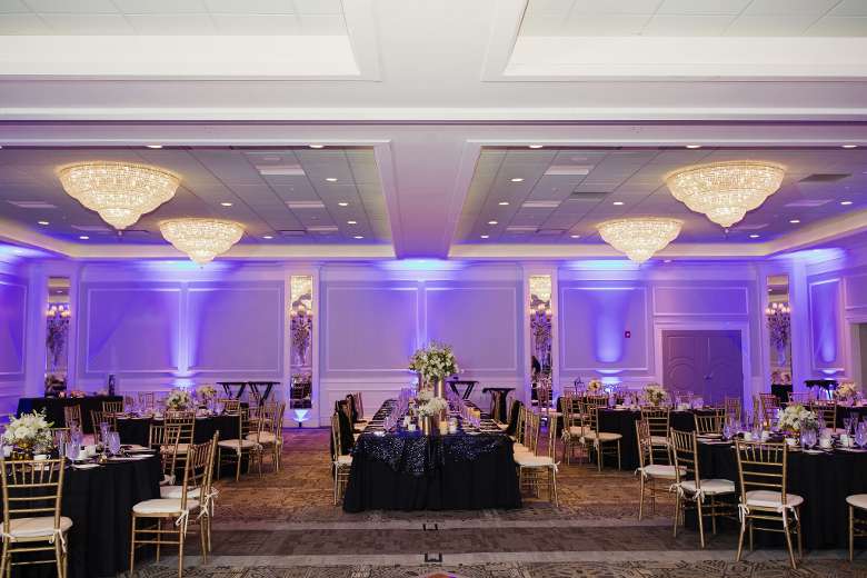 ballroom with several tables