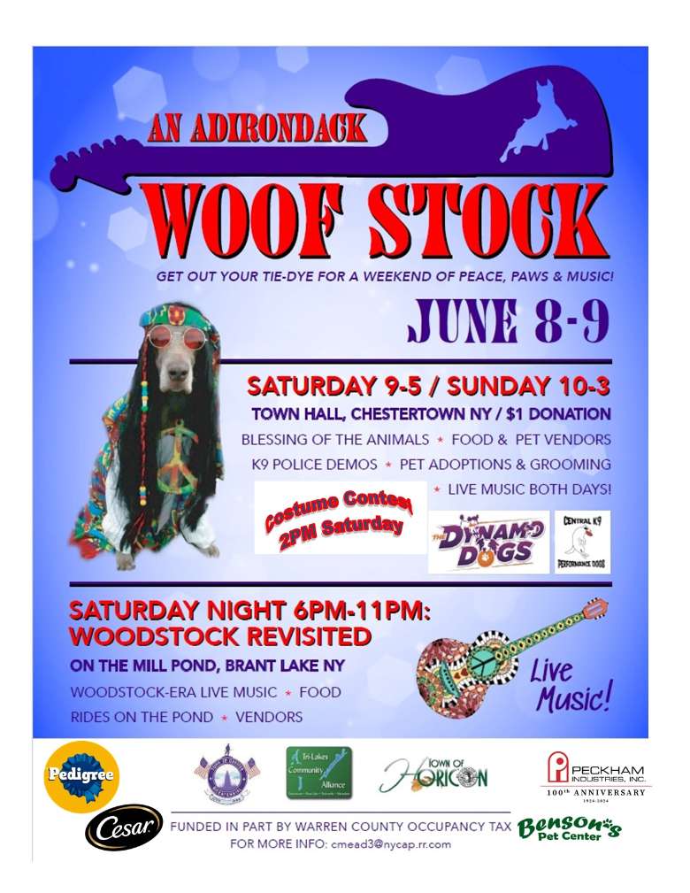 An Adirondack Woof Stock