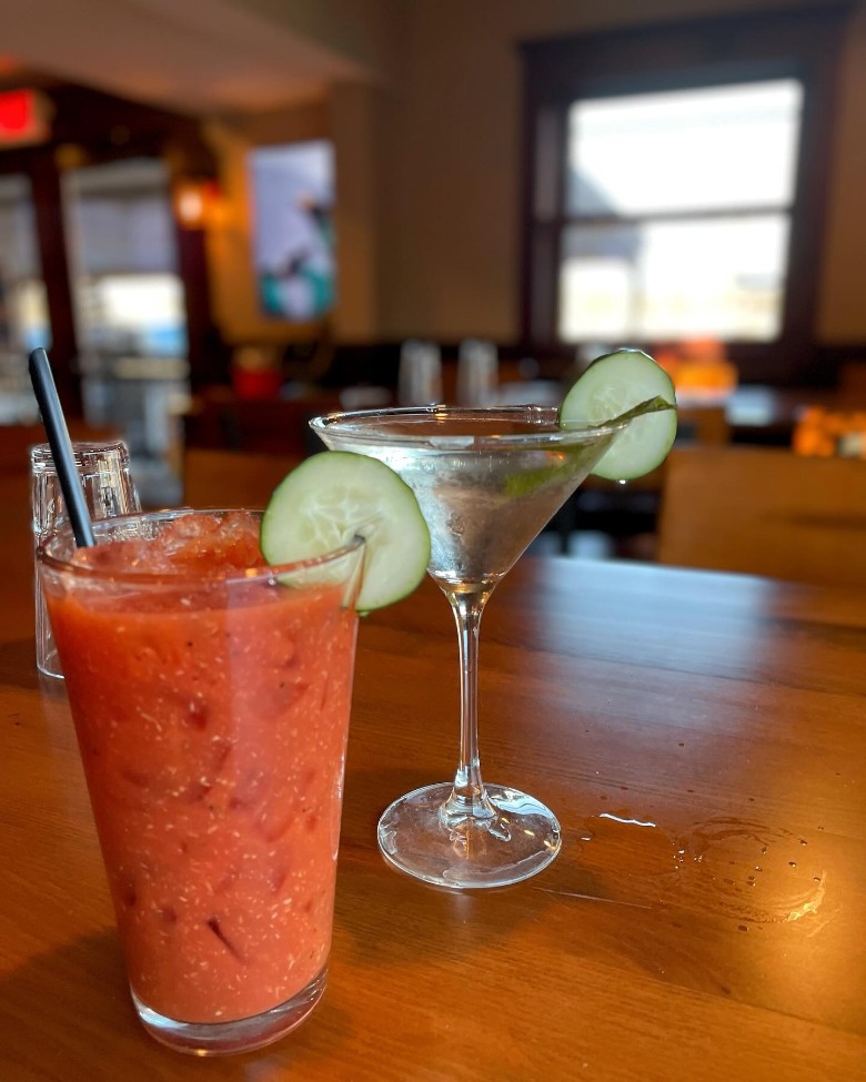 two cocktails