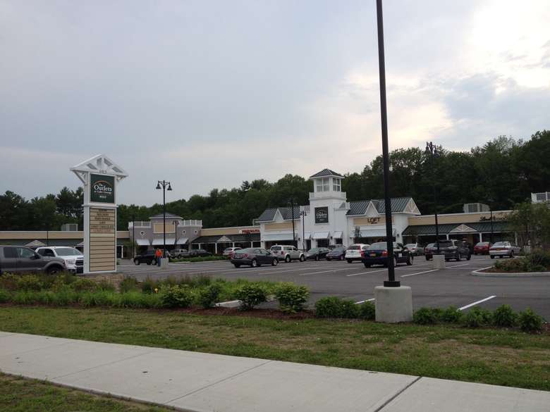 view of the outlets at lake george from route 9