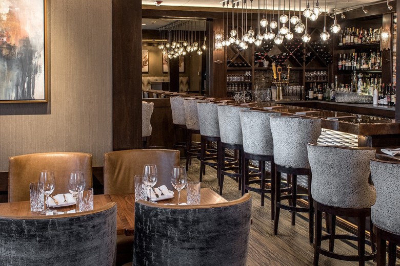 fine dining space and bar