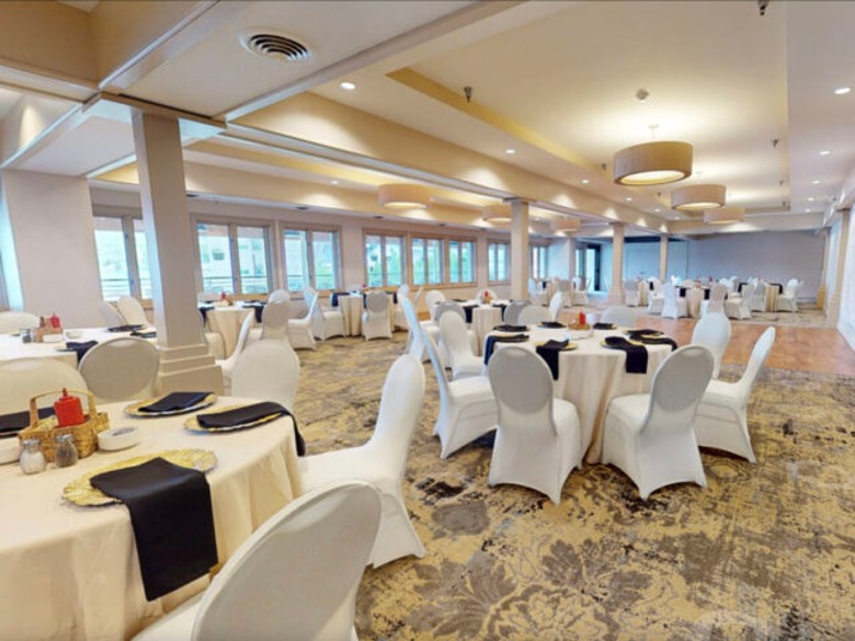 large indoor dining area