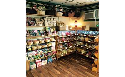 inside candy store