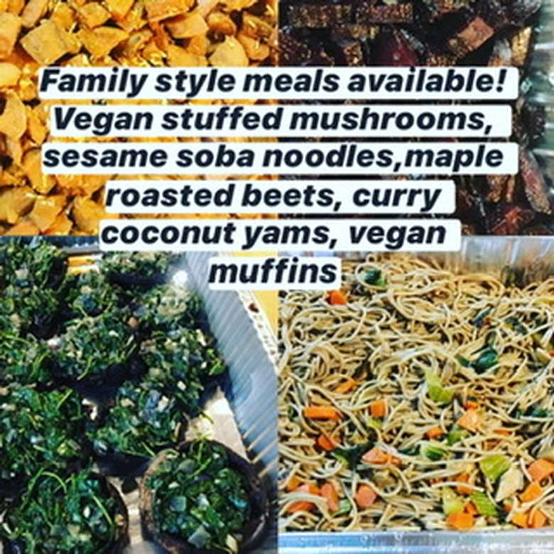 Family style vegan meals