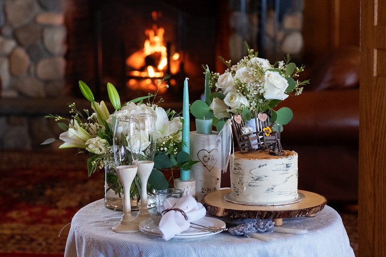 With our cascading lakefront gardens and beautiful surroundings we do many small elopements!