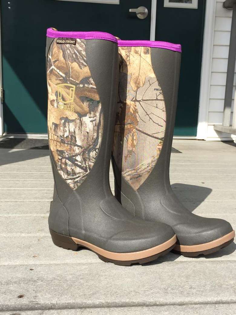 dark green and camo boots
