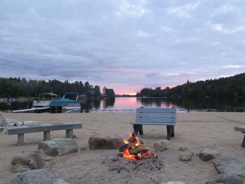 Sunset Bonfire