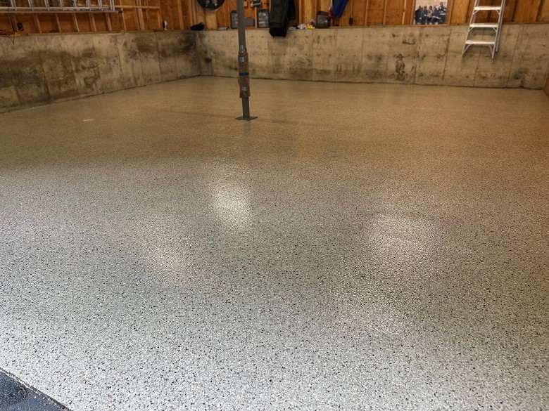 epoxy finished flooring