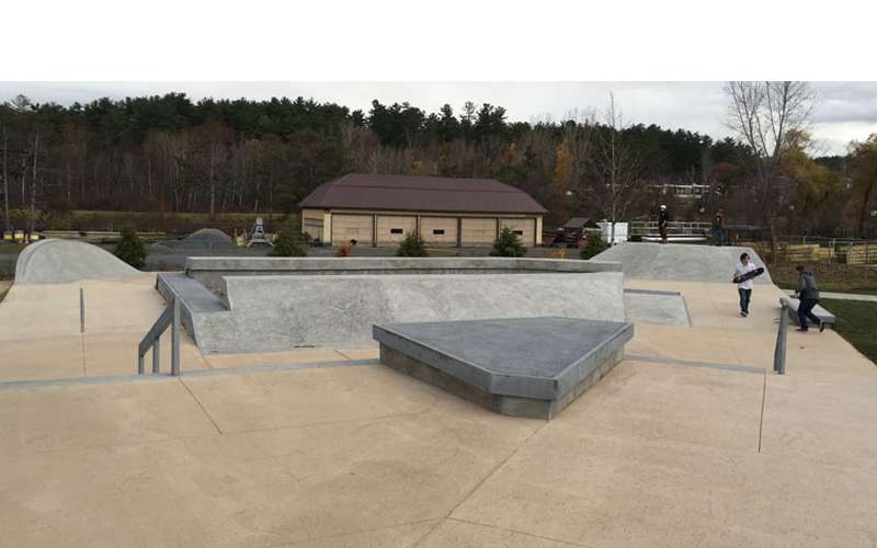 Lake George Skate Plaza at Charles R. Wood Park in Lake George, NY