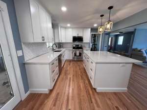 beautiful new kitchen space in a home