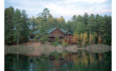 lodge on lake
