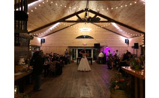 wedding in barn